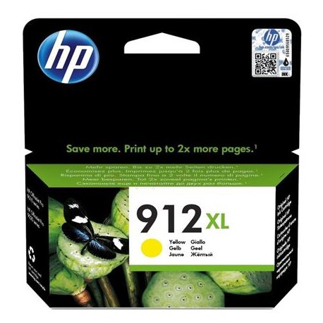 HP 912XL higher capacity yellow ink cartridge