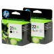 HP 21XL / HP 22XL higher capacity ink cartridge set