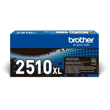 Brother TN-2510XL didesnės talpos juoda tonerio kasetė