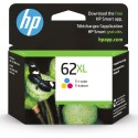 HP 62XL didesnės talpos daugiaspalvė rašalo kasetė (C2P07AE/Nr. 62XL)