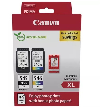 Canon PG-545XL/CL-546XL rašalo kasečių komplektas