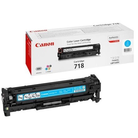 Canon Cartridge 718 cyan toner cartridge (Cartridge 718C