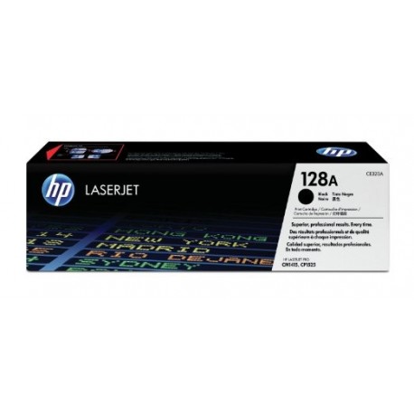 HP 128A juoda tonerio kasetė (CE320A)