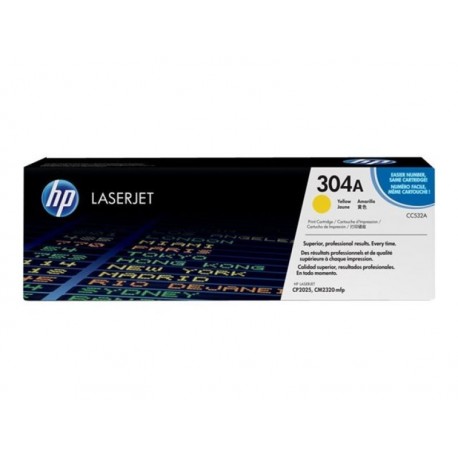 HP 304A geltona tonerio kasetė (CC531A)