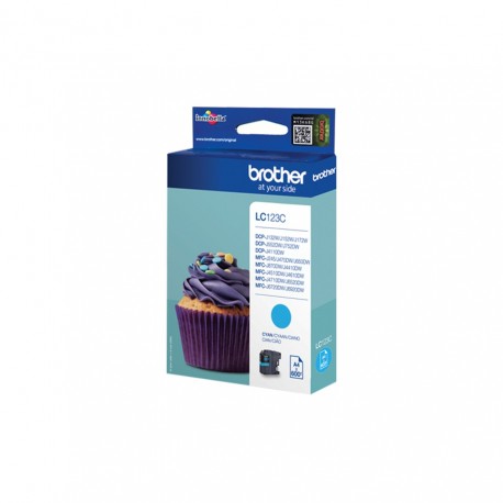 Brother LC123C cyan ink cartridge (LC123C)