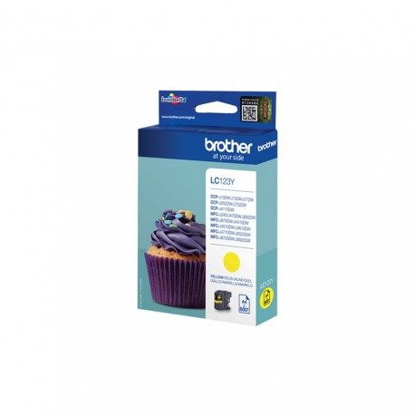 Brother LC123Y yellow ink cartridge (LC123Y)