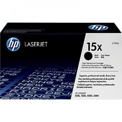 HP 15X didelės talpos juoda tonerio kasetė (C7115X)