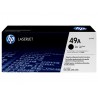 HP 49A black toner cartridge