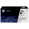 HP 49X higher capacity black toner cartridge