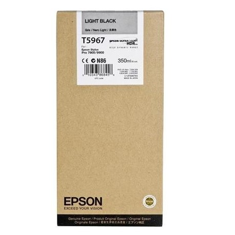 Epson T5967 šviesiai juoda rašalo kasetė (T596700)