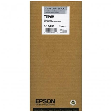 Epson T5969 šviesiai šviesiai juoda rašalo kasetė (T596900)