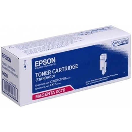 Epson 0670 magenta toner cartridge (C13S050670)