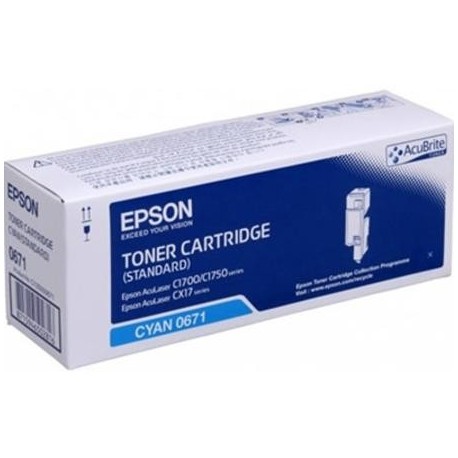 Epson 0671 cyan toner cartridge (C13S050671)