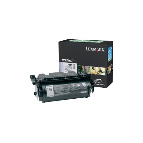 Lexmark 12A7460 black toner cartridge (12A7460)