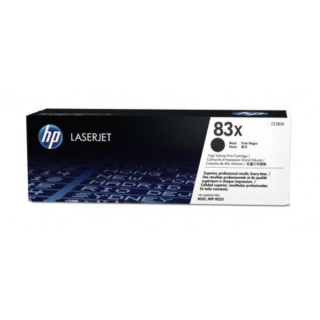 HP 83X higher capacity black toner cartridge (CF283X)