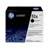 HP 51X higher capacity black toner cartridge