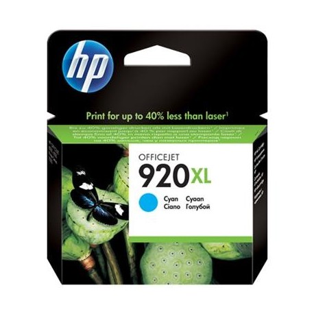 HP 920XL higher capacity cyan ink cartridge (CD972AE/Nr.920XL)