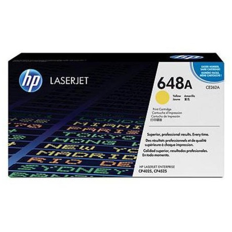 HP 648A yellow toner cartridge (CE262A)