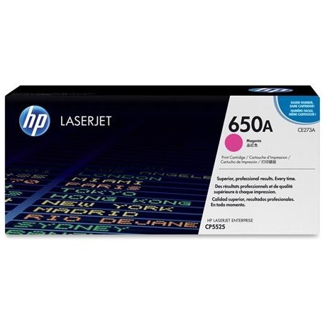 HP 650A magenta toner cartridge (CE273A)