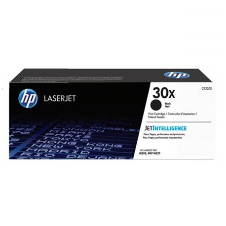 HP 30X didesnės talpos juoda tonerio kasetė (CF230X)