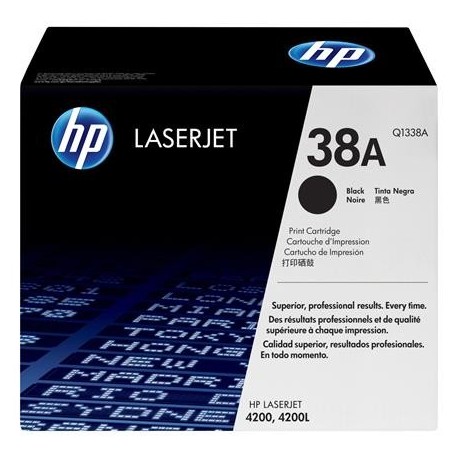 HP 38A black toner cartridge (Q1338A)