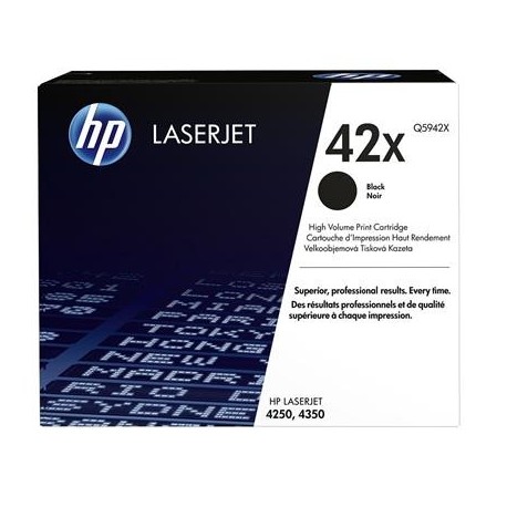 HP 42X higher capacity toner cartridge (Q5942X)
