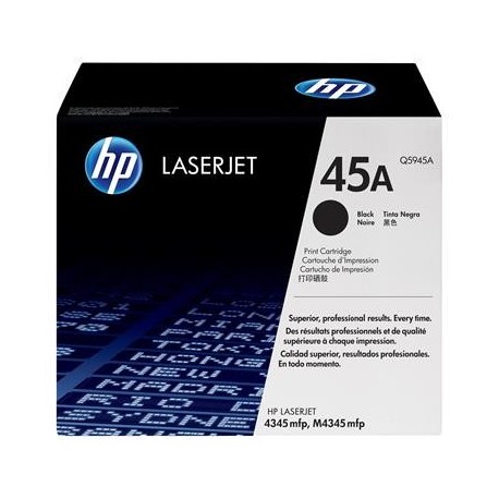 HP 45A black toner cartridge (Q5945A)