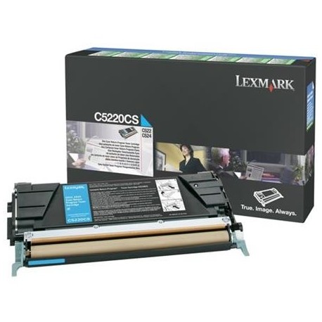 Lexmark C5220CS cyan toner cartridge (C5220CS)